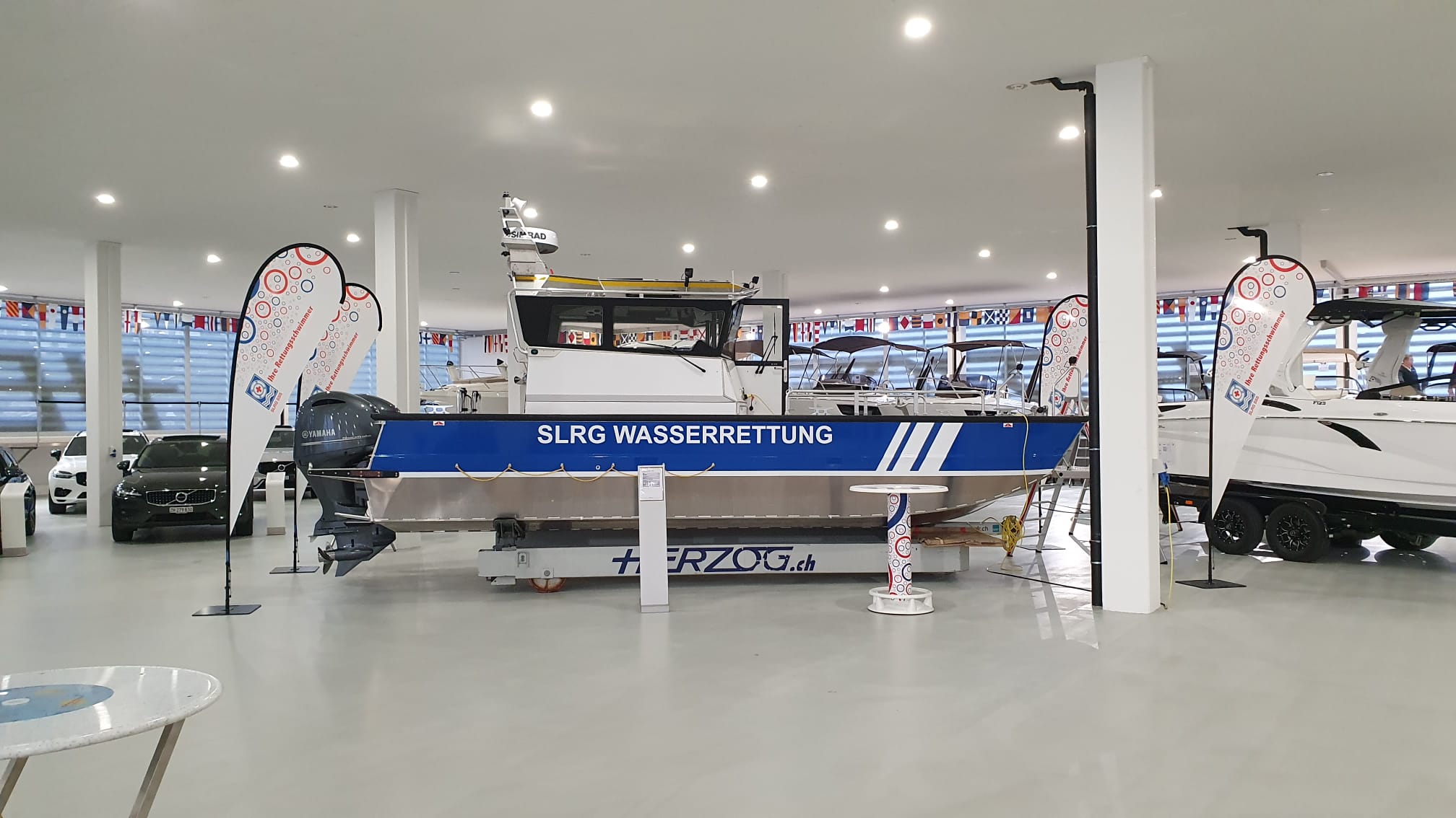 Ankunft ACQUA bei Marina Rüttenen Werft
