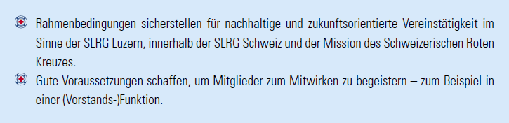 Vision Vereinsorganisation
